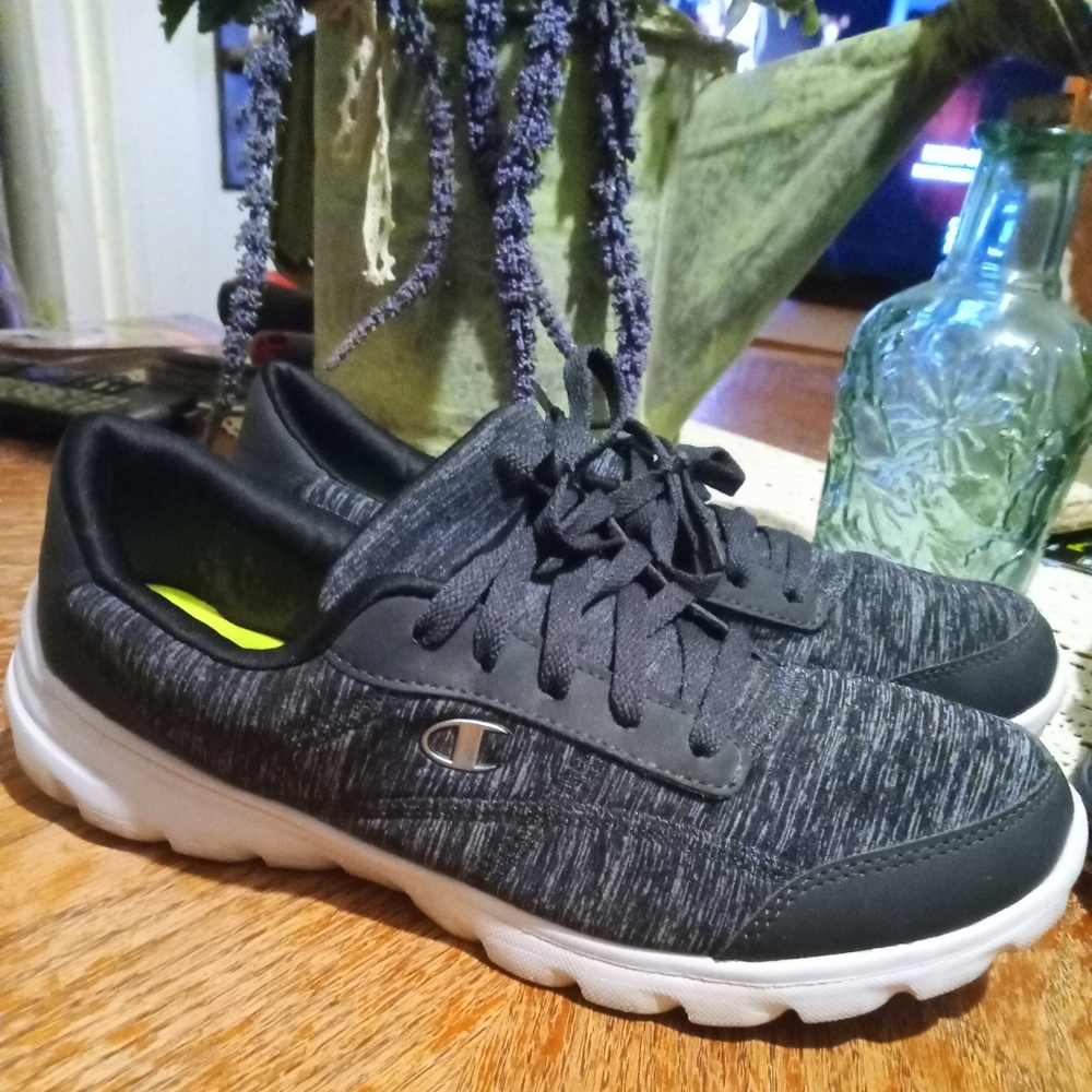 Champion Charcoal and White Sneakers